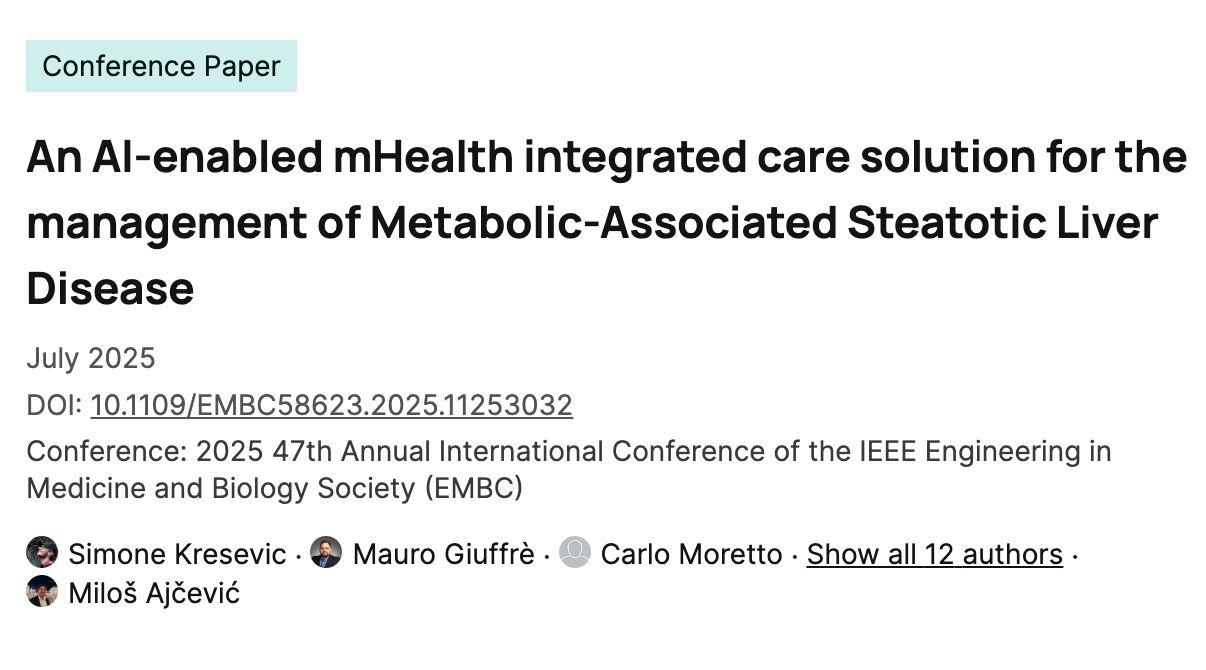 An AI-enabled mHealth integrated care solution for the management of Metabolic-Associated Steatotic Liver Disease