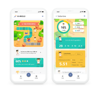 Applicazione per il monitoring e il tracciamento attivo e correttivo tramite intelligenza Artificiale della malattia epatica steatotica associata a disfunzione metabolica (AIMASLD)