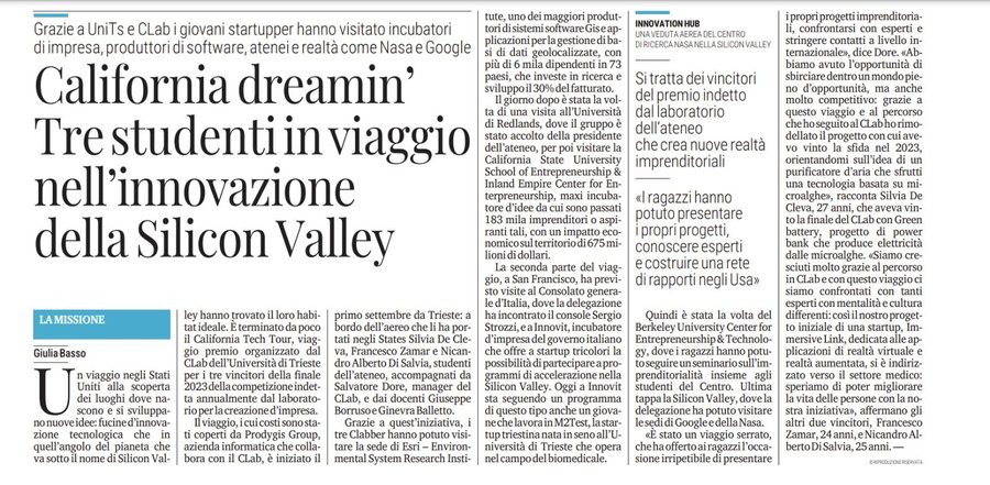 Sosteniamo l'innovazione e il talento.